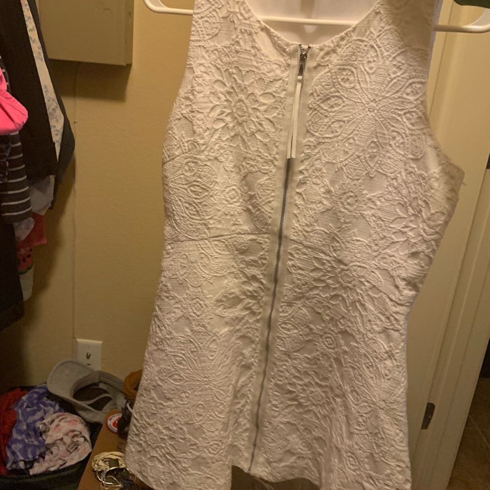White Leifsdottir Anthropologie Eyelet Dress 10